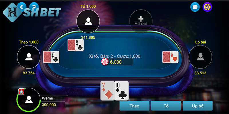 Tải game bài xì tố Cơ hội thể hiện kỹ năng chiến thuật