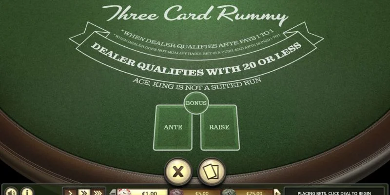 Tổng quan một số thông tin về game bài Three Card Rummy