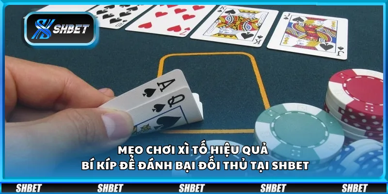 Mẹo chơi Xì Tố hiệu quả - Bí kíp để đánh bại đối thủ tại Shbet